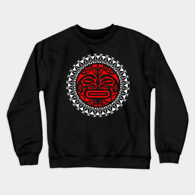 Tiki face Crewneck Sweatshirt by Tikitattoo